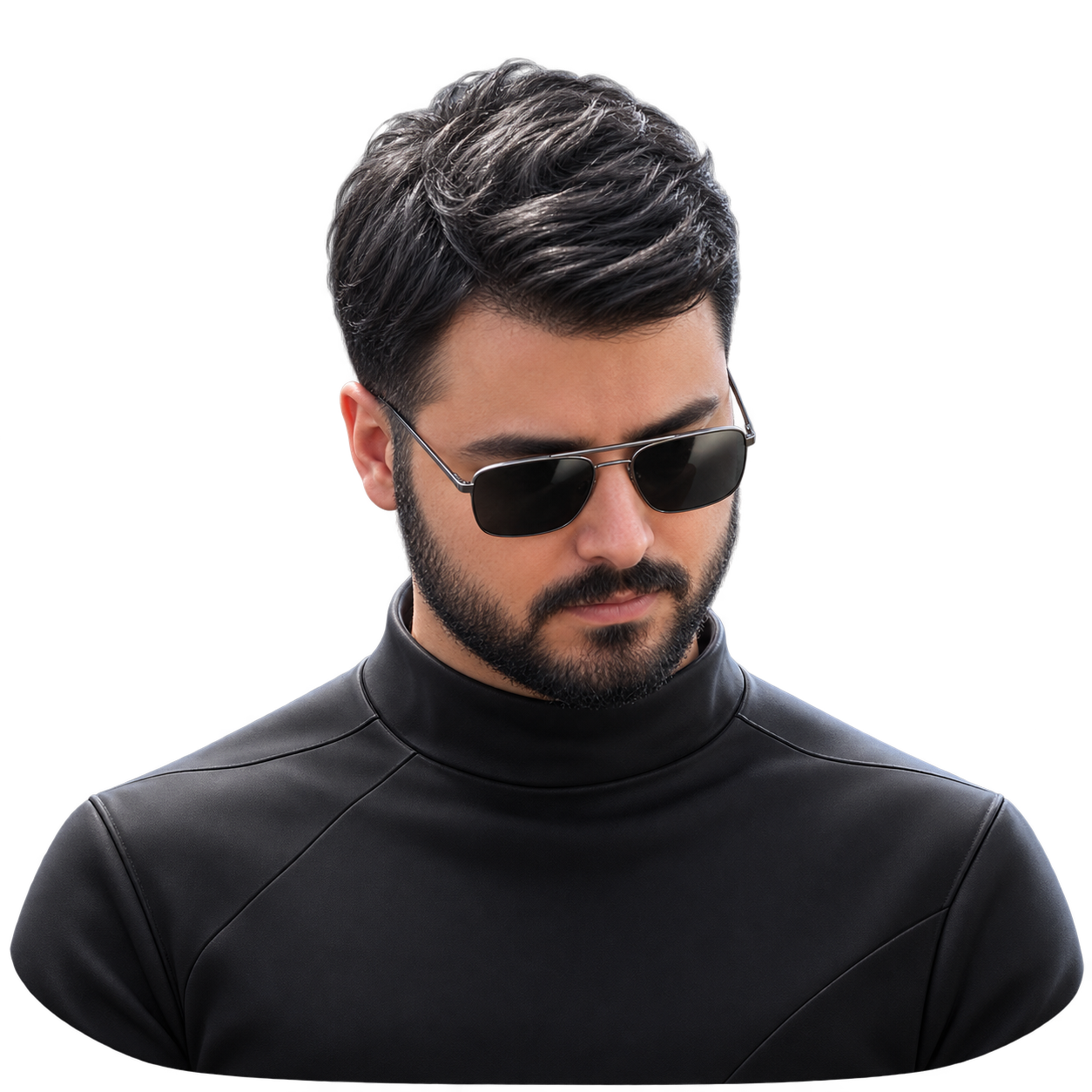 A bearded avatar of Emrecan Doğramacı wearing dark sunglasses